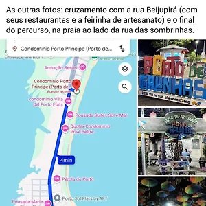  Apartamento Seja Um Hospede De Charme A 80m Do Mar E 4min De Carro Do Centrinho De Porto